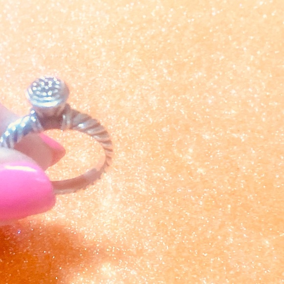 Gorgeous David Yurman Diamond Ring in Sterling Platinum / offers - Picture 4 of 6